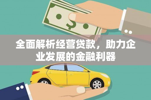 兴文全面解析经营贷款，助力企业发展的金融利器