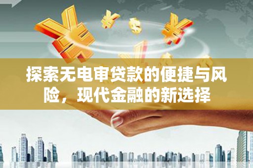 新园探索无电审贷款的便捷与风险，现代金融的新选择