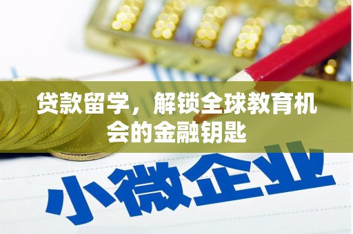夏邑贷款留学，解锁全球教育机会的金融钥匙