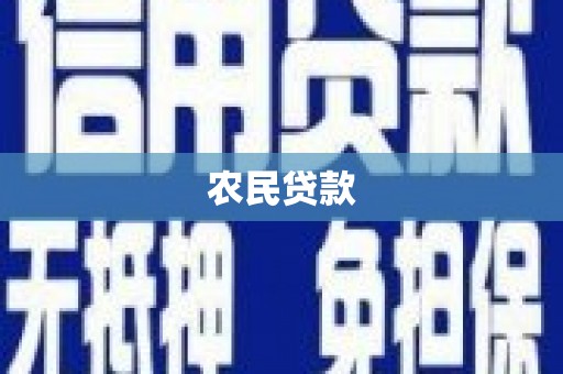 三角农民贷款
