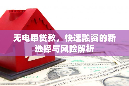 梅河口无电审贷款，快速融资的新选择与风险解析