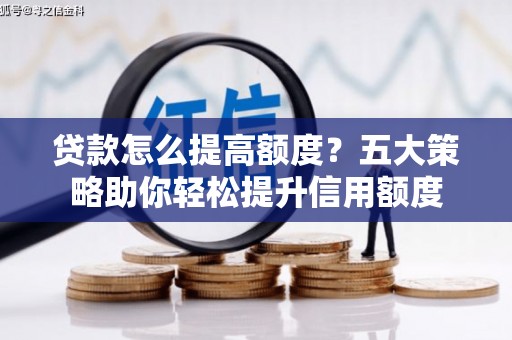 牧野贷款怎么提高额度？五大策略助你轻松提升信用额度