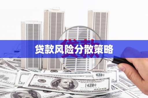 镇原贷款风险分散策略