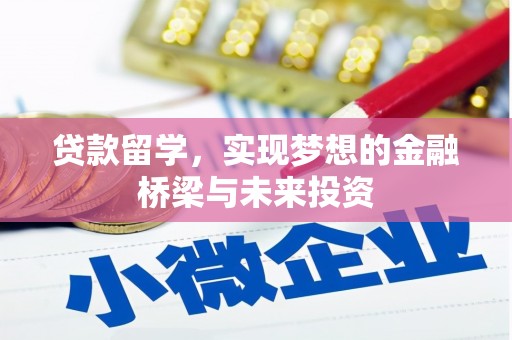 线西贷款留学，实现梦想的金融桥梁与未来投资