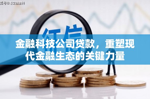 西市金融科技公司贷款，重塑现代金融生态的关键力量