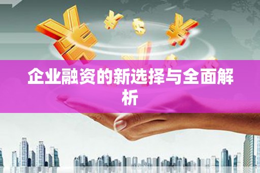 临沂企业融资的新选择与全面解析